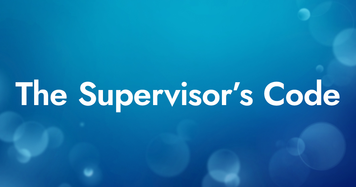 The Supervisor’s Code by L. Ron Hubbard: Scientology Study and Course ...
