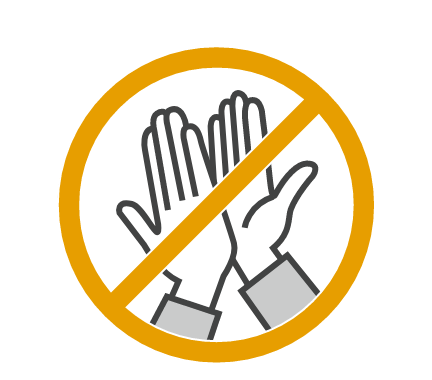 „Gib mir fünf“ (High fives)