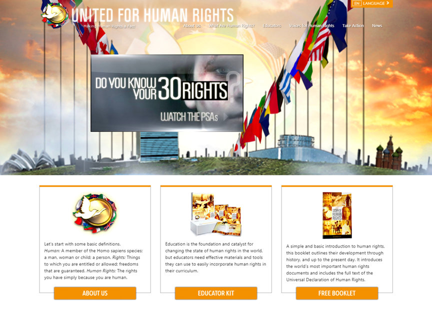 Human Rights Web Award-Winning Multimedia Elements - Human Rights International | Church ...
