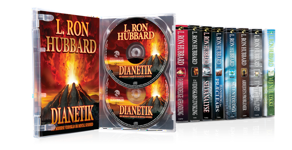 Pakken med Dianetics og Scientology Begynderbøger som lydbøger